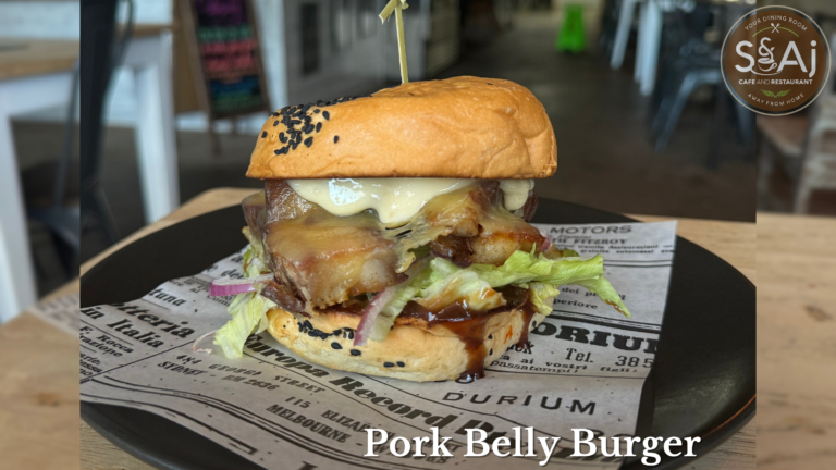 Pork Belly Burger