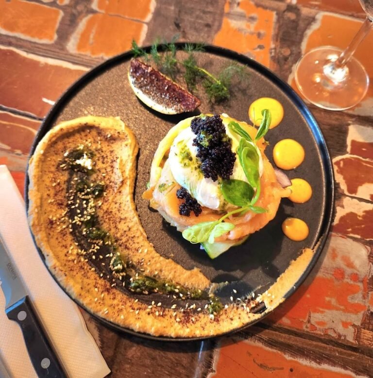 Smoked Salmon Muffin Stack